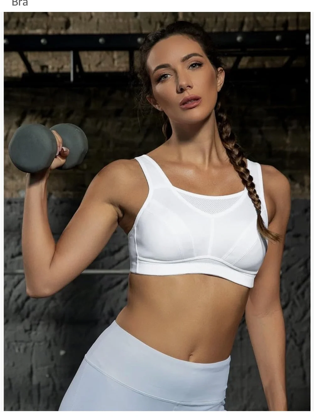 Women's Sports Bra High Impact Large Bust Full Coverage Workout Bras Adjustable